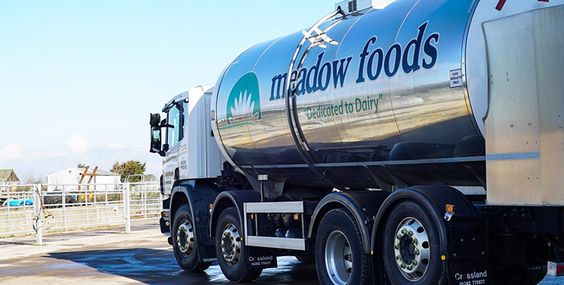Meadow Foods Dairy Truck